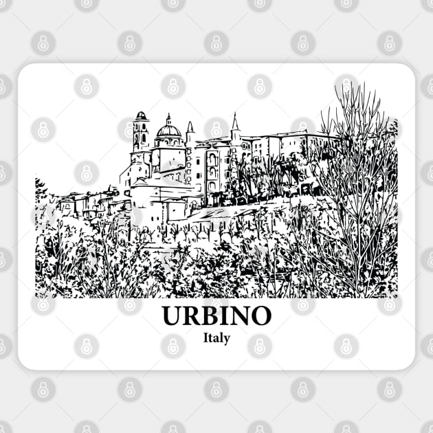 Urbino - Italy Magnet by Lakeric